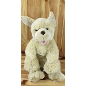 Build A Bear Lab Puppy Dog Plush Stuffed W/ Barking & Panting Sounds Pink Tongue
